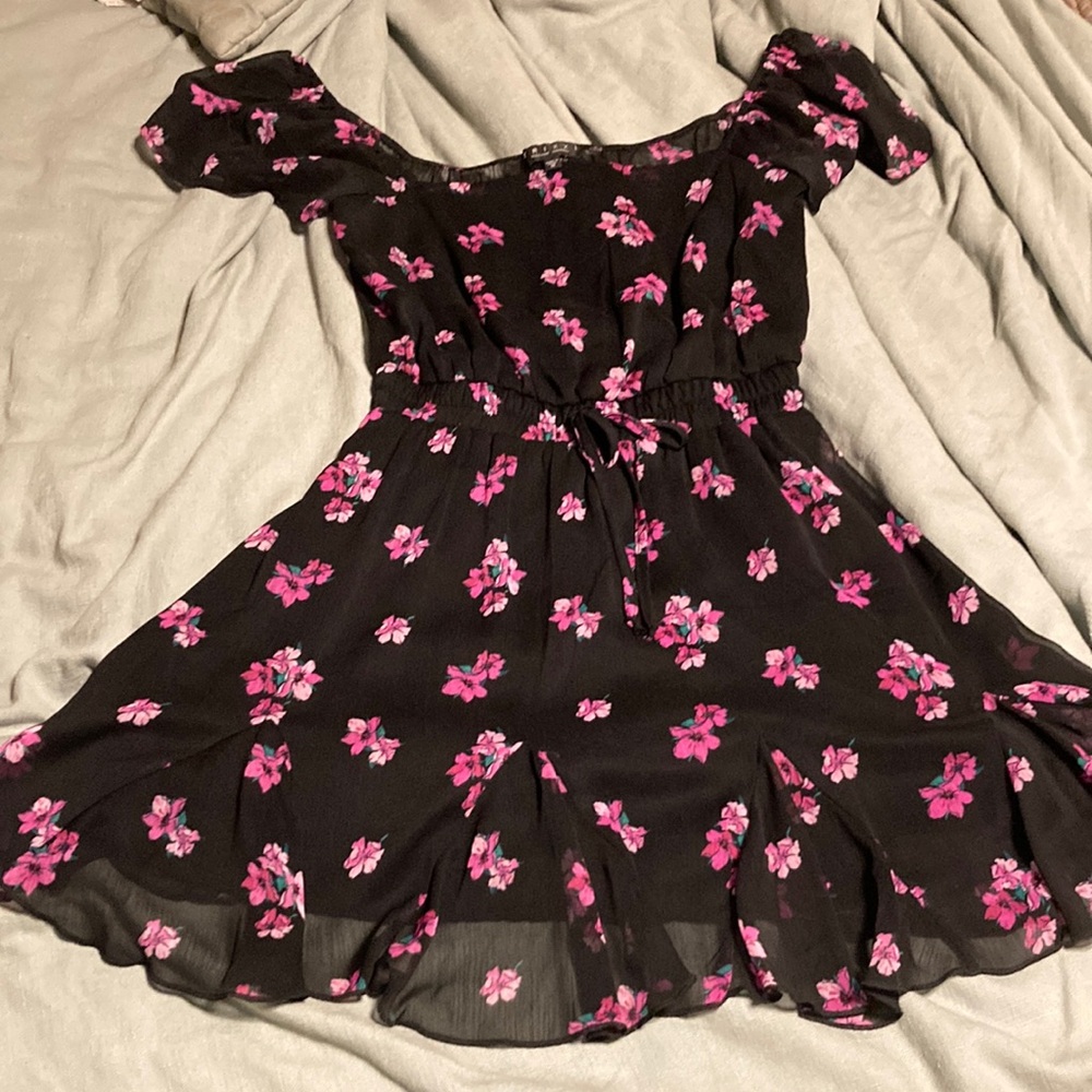 Floral Off-Shoulder Dress